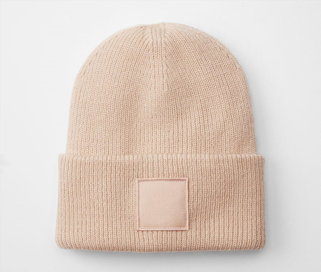 Beechfield Deep Cuffed Tonal Patch Beanie