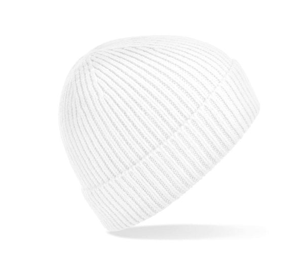Engineered Knit Ribbed Beanie
