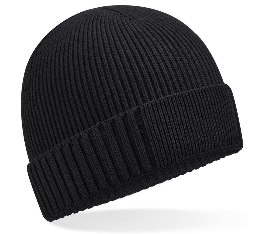 Beechfield Organic Cotton Engineered Patch Beanie