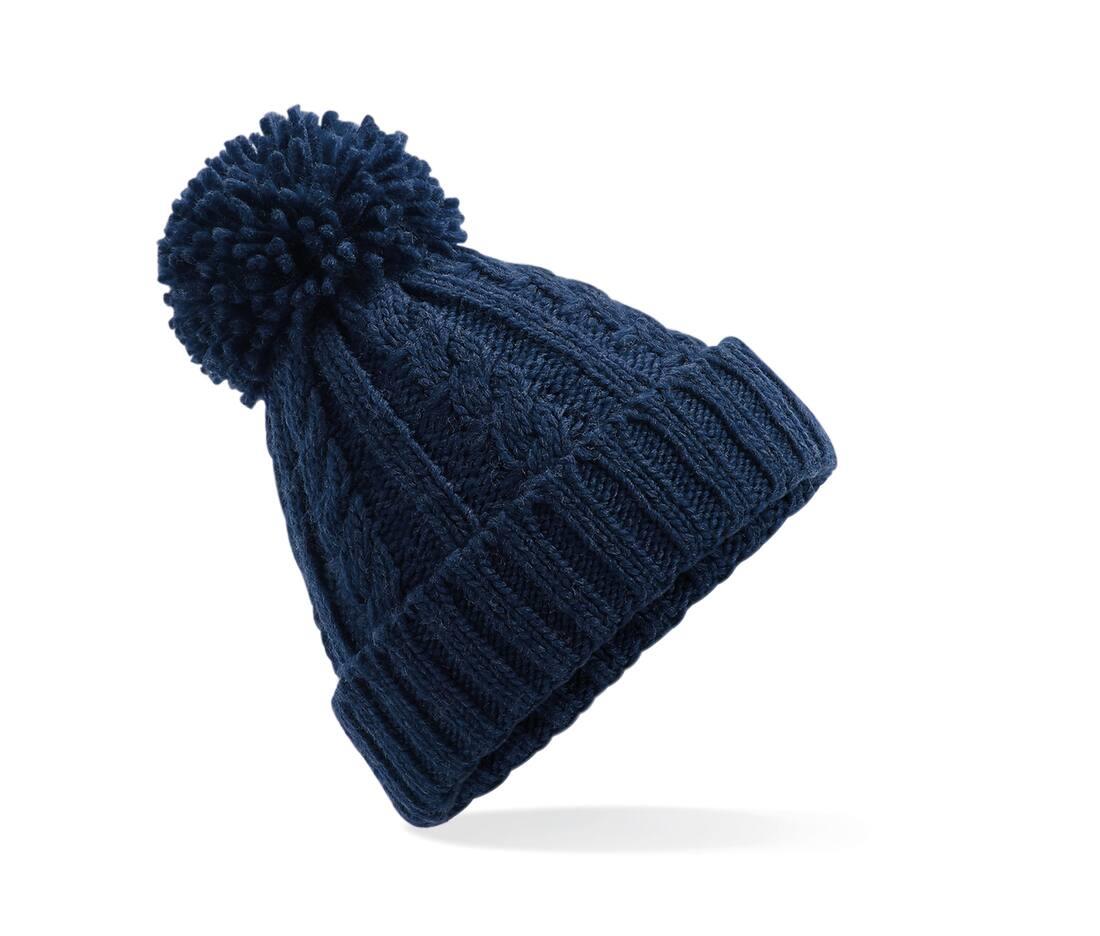 Beechfield Cable Knit Melange Beanie