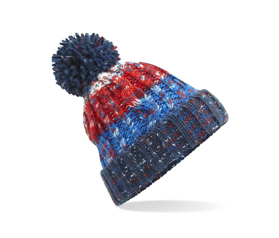Beechfield Corkscrew Pom Pom Beanie