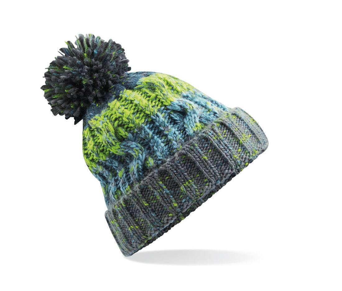 Beechfield Corkscrew Pom Pom Beanie