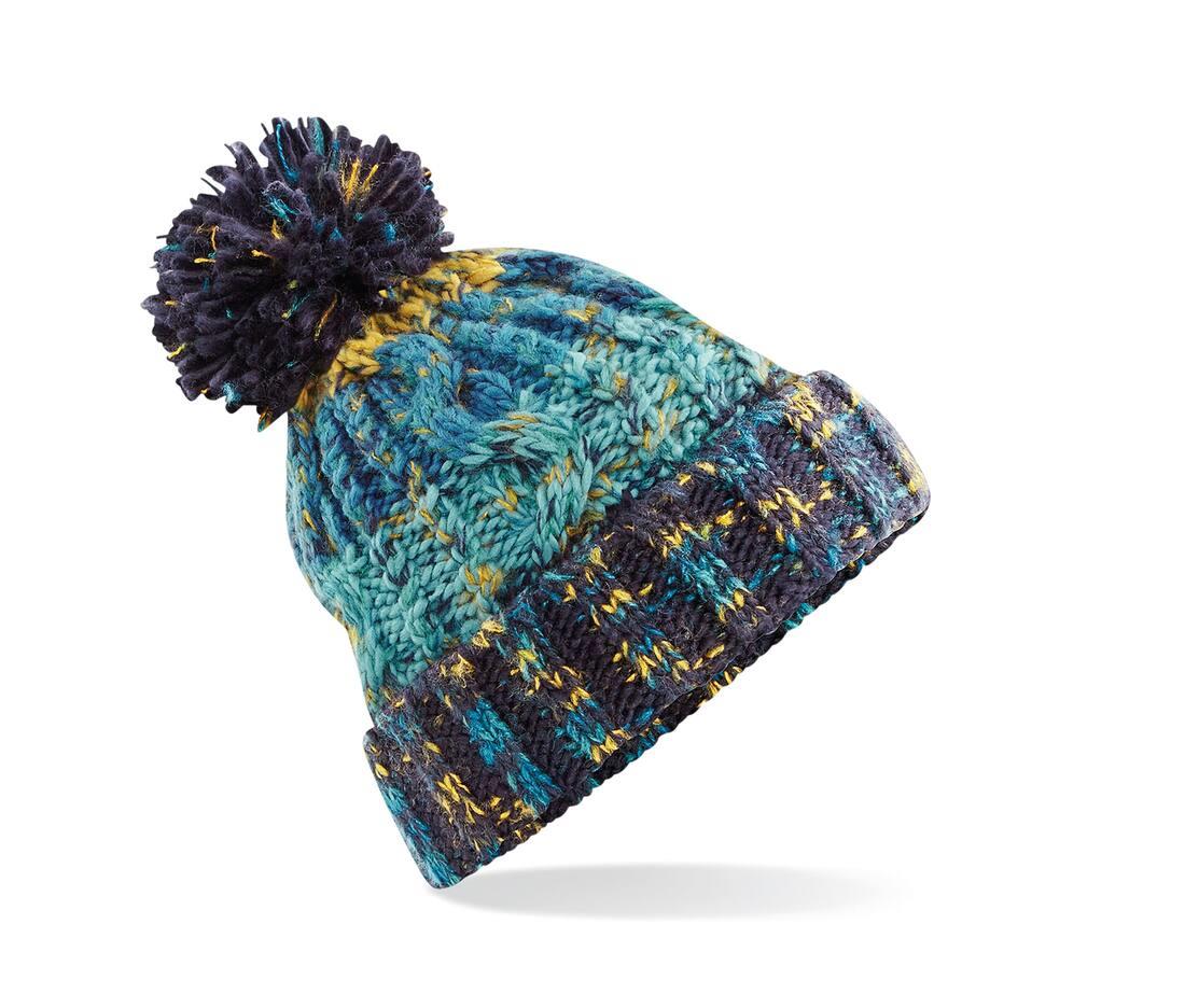Beechfield Corkscrew Pom Pom Beanie