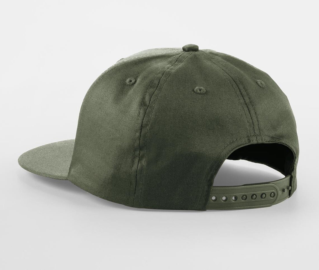 Beechfield 5 Panel Snapback Rapper Cap