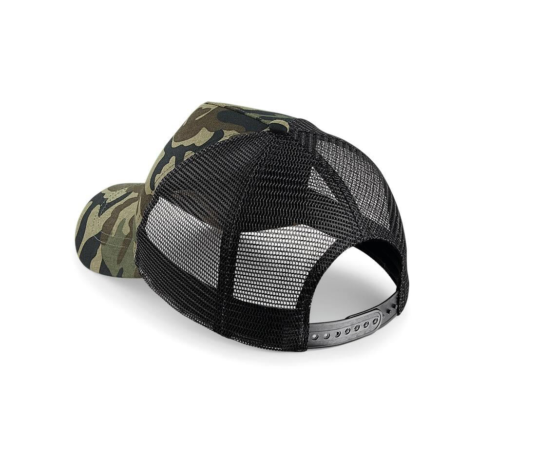 Beechfield Camo Snapback Trucker