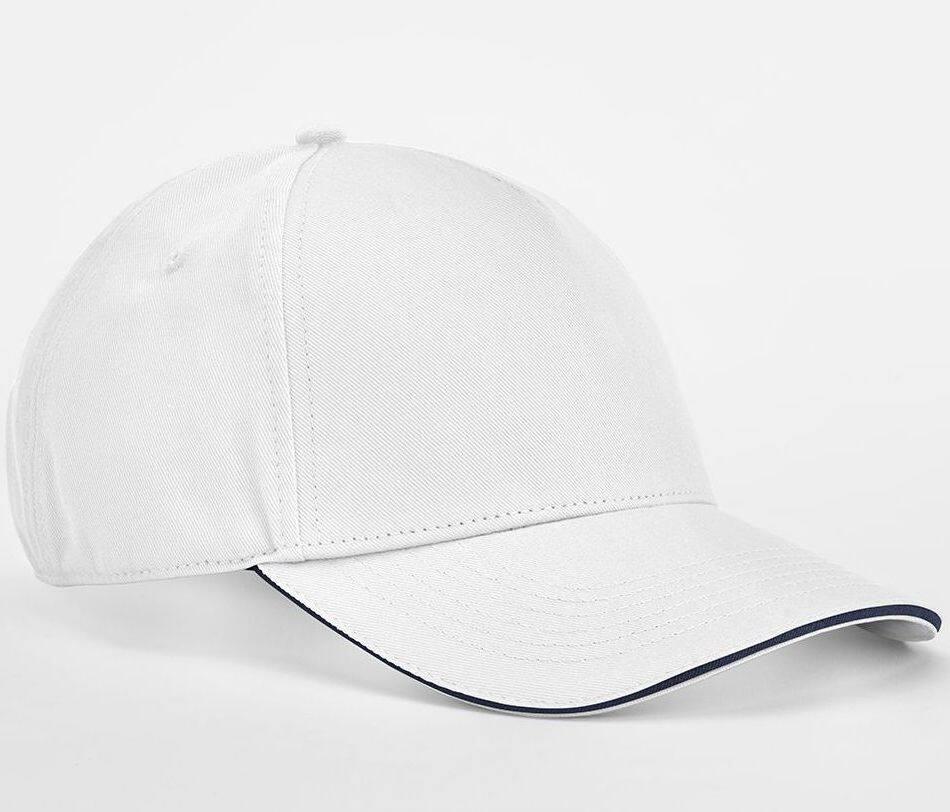Beechfield Earthaware® Classic Organic Cotton 5 Panel Cap - Sandwich Peak