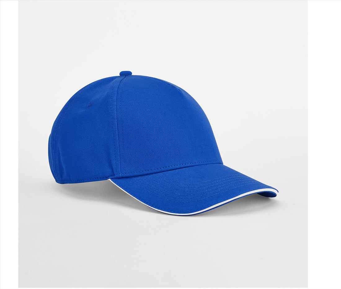 Beechfield Earthaware® Classic Organic Cotton 5 Panel Cap - Sandwich Peak