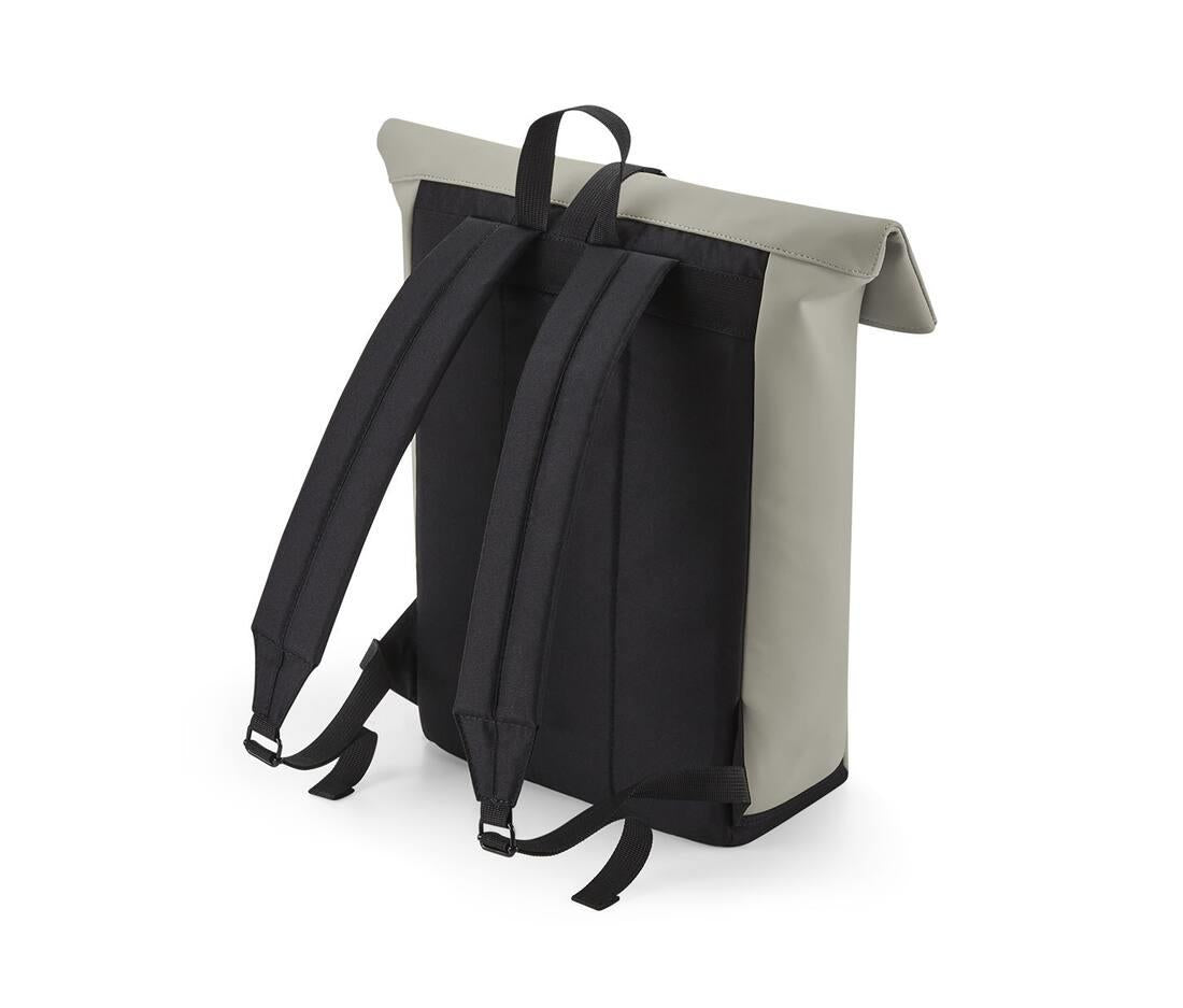 Bag Base Matte Pu Roll-top Backpack