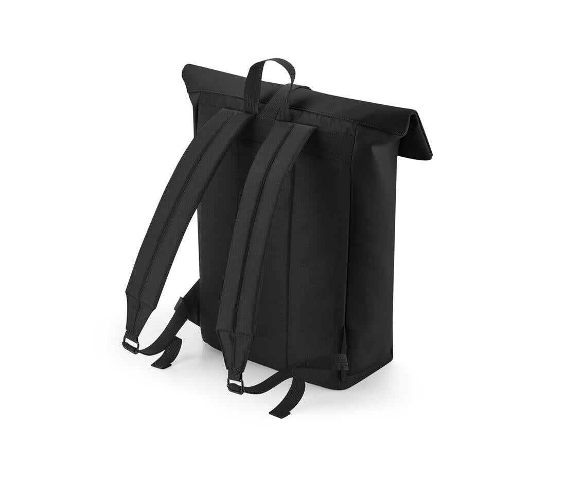 Bag Base Matte Pu Roll-top Backpack