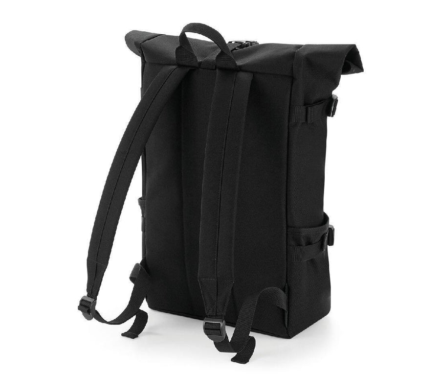 Block Roll-top Backpack