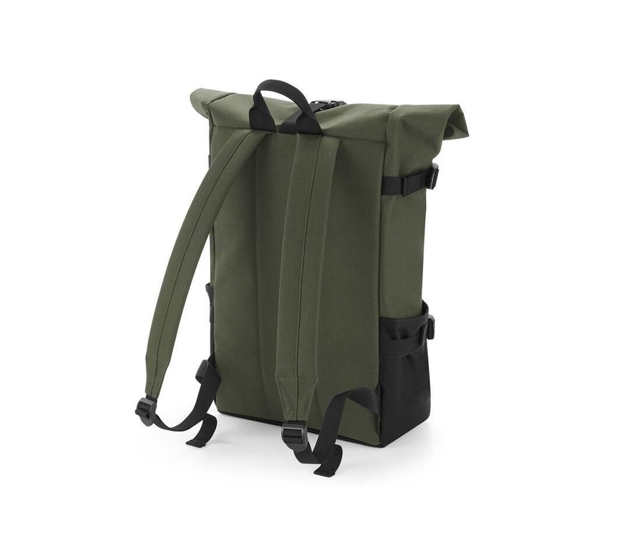 Block Roll-top Backpack