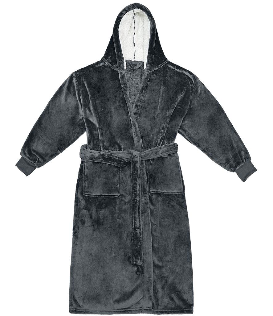 Unisex Hooded Cuffed Robe