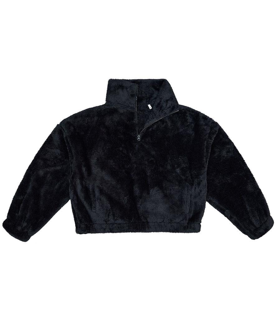 Ladies Fluffy 1/4 Zip Fleece