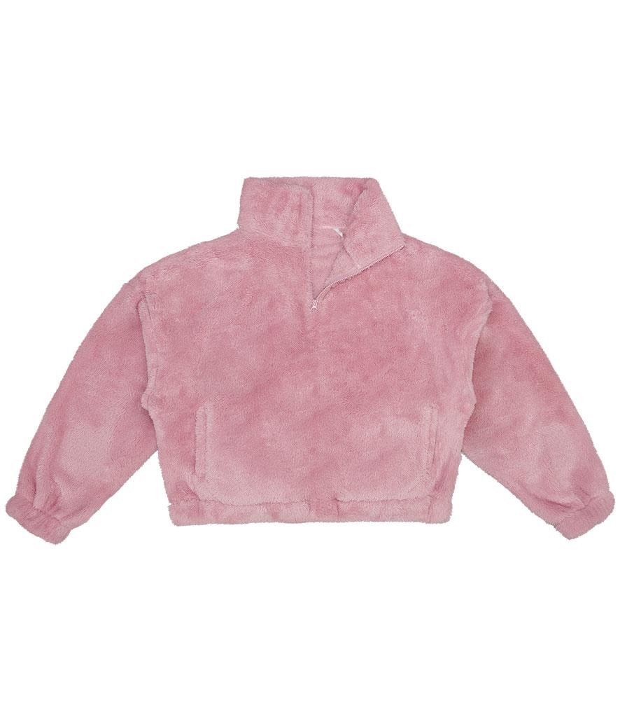 Ladies Fluffy 1/4 Zip Fleece