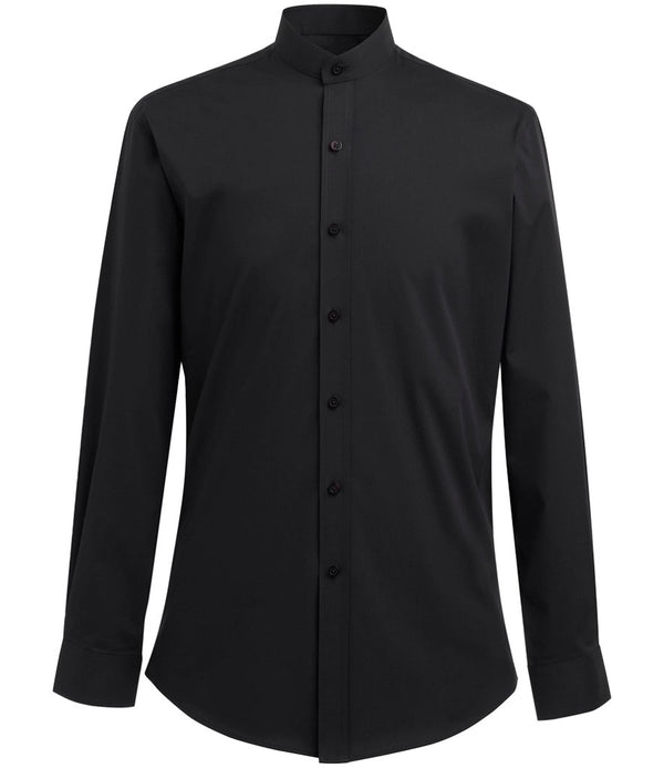 Volterra Long Sleeve Grandad Collar Shirt