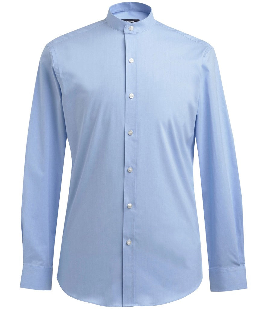 Volterra Long Sleeve Grandad Collar Shirt