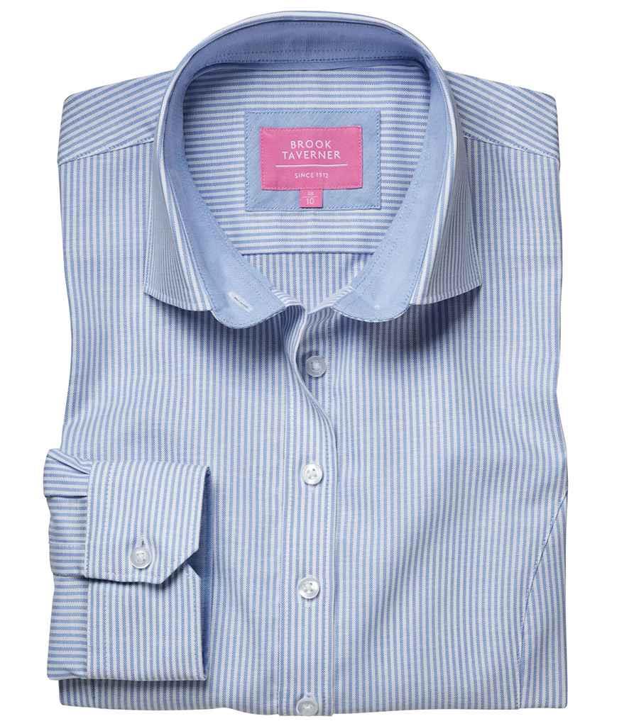 Ladies Mirabel Long Sleeve Stretch Oxford Shirt