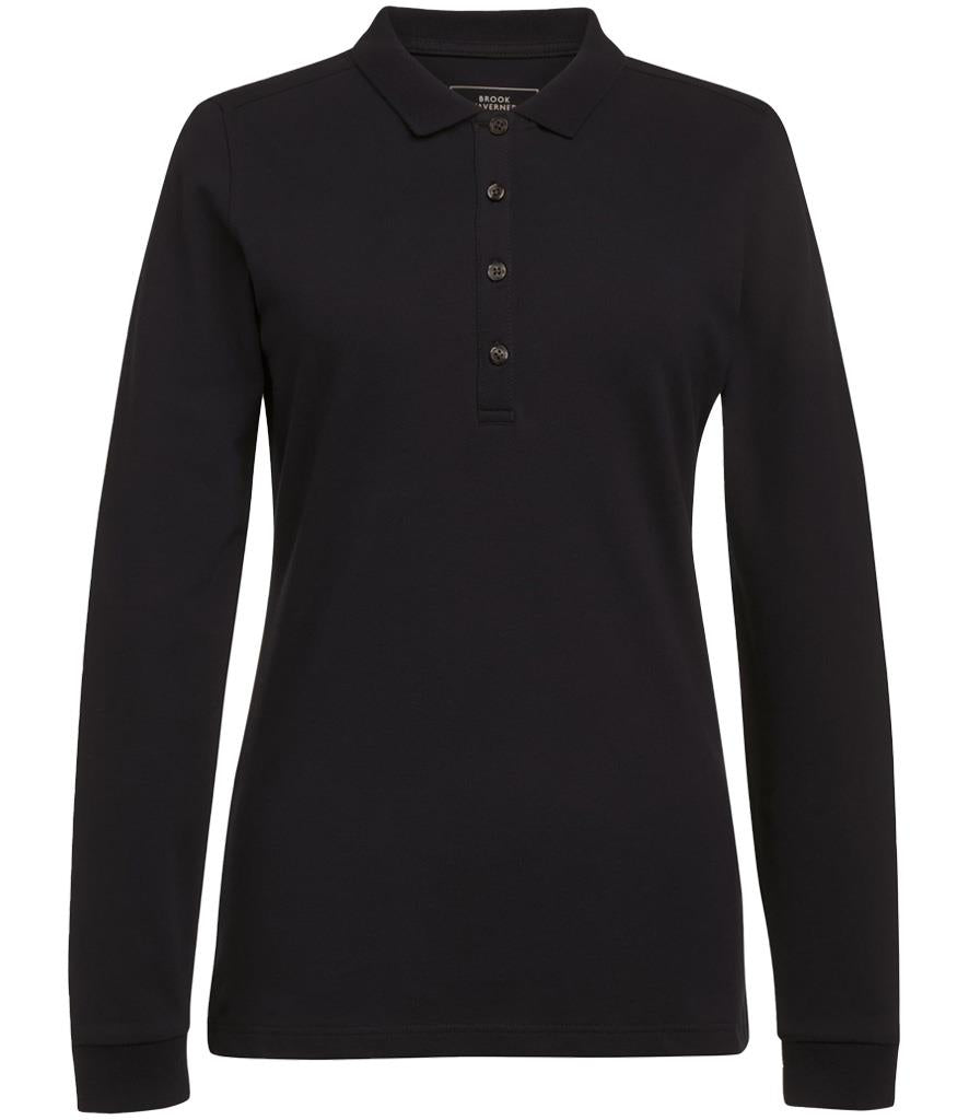 Ladies Anna Long Sleeve Polo Shirt