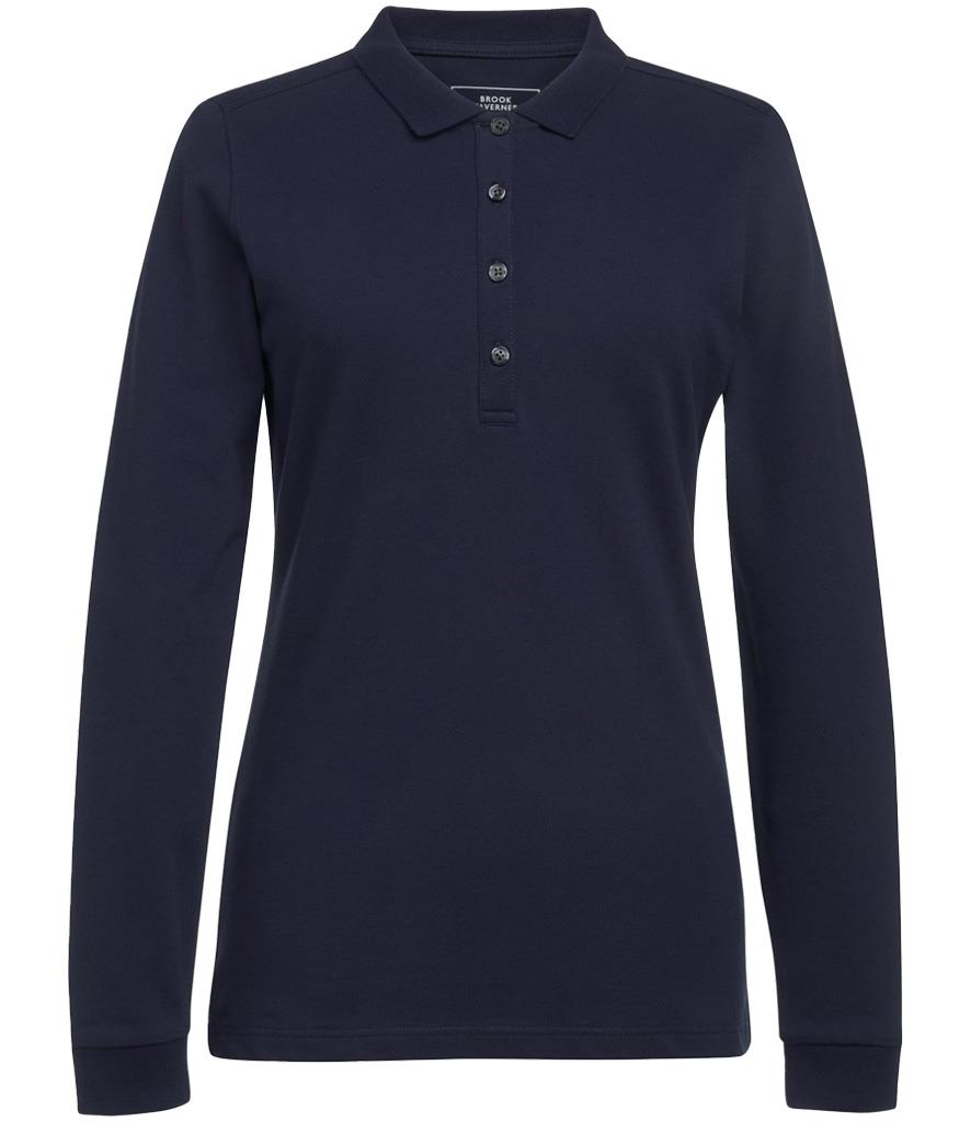 Ladies Anna Long Sleeve Polo Shirt