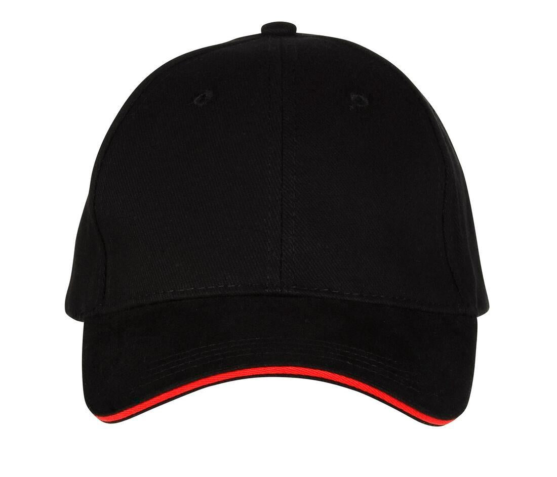 Black&Match 6 Panel Cap