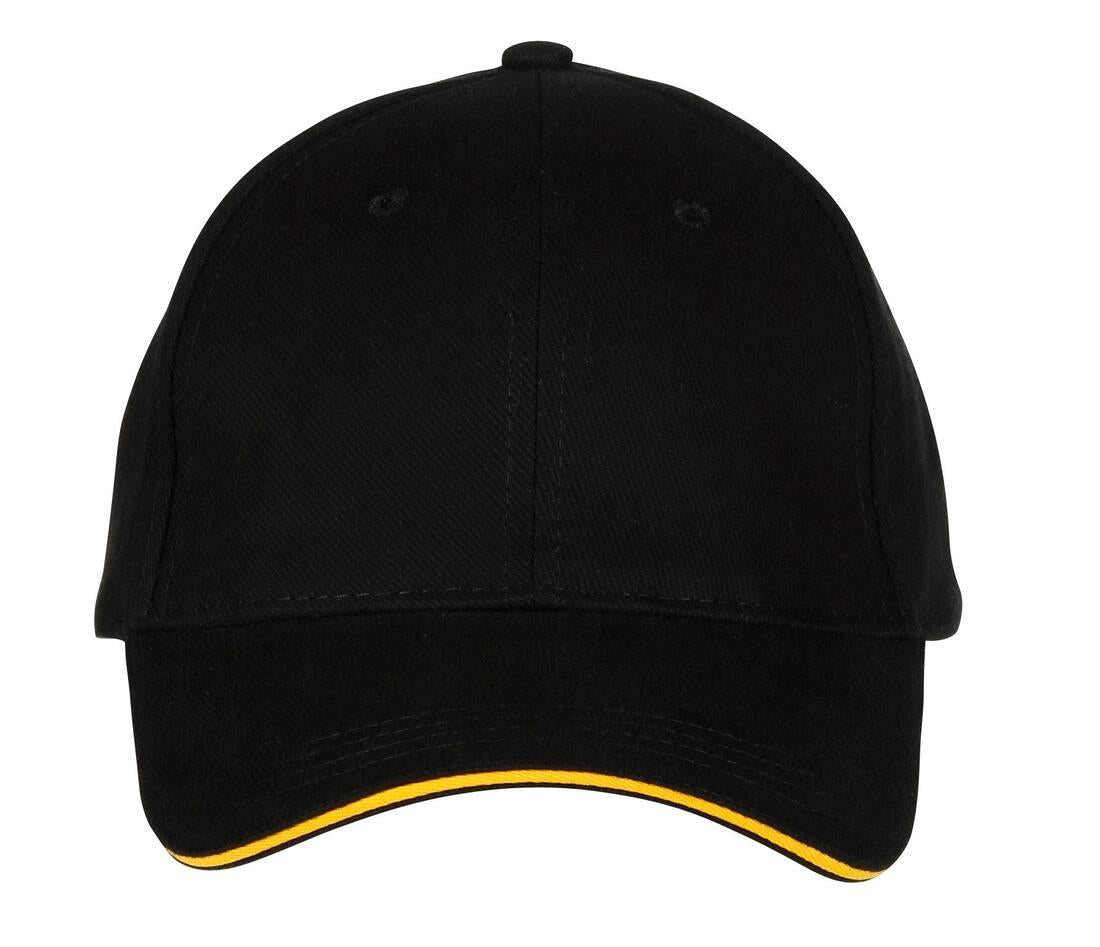 Black&Match 6 Panel Cap