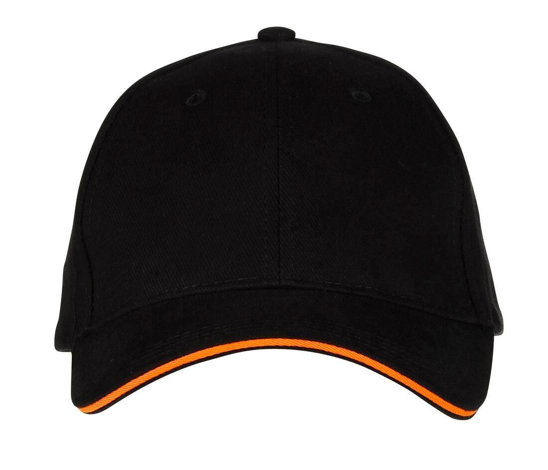 Black&Match 6 Panel Cap