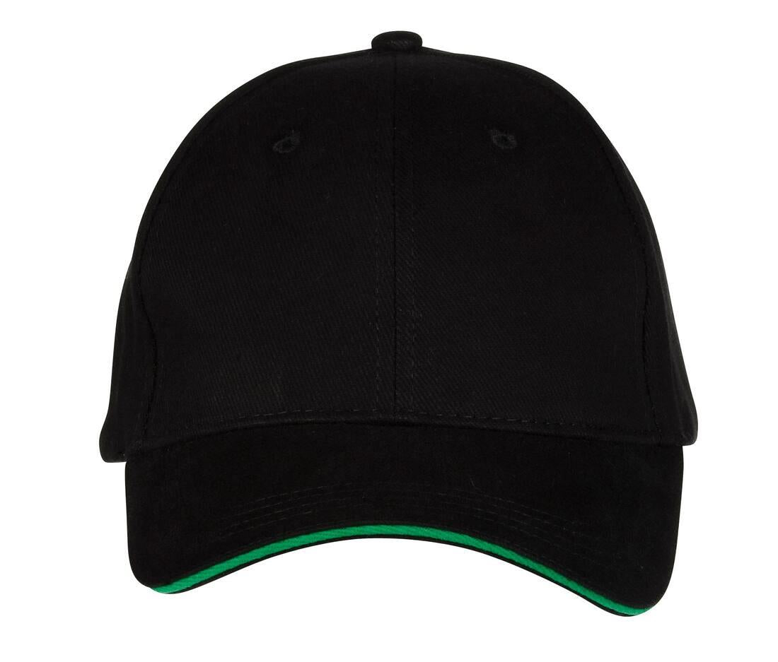 Black&Match 6 Panel Cap