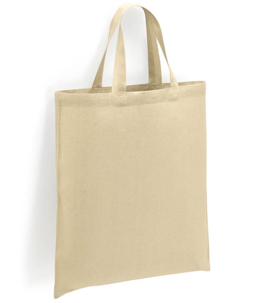 Cotton Short Handle Shopper