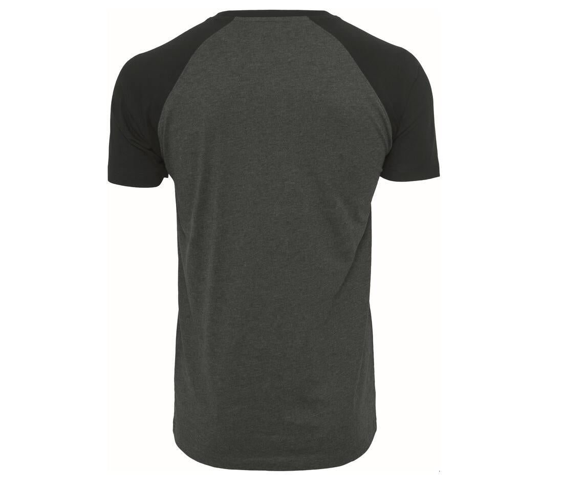 Build Your Brand Raglan Contrast T-shirt
