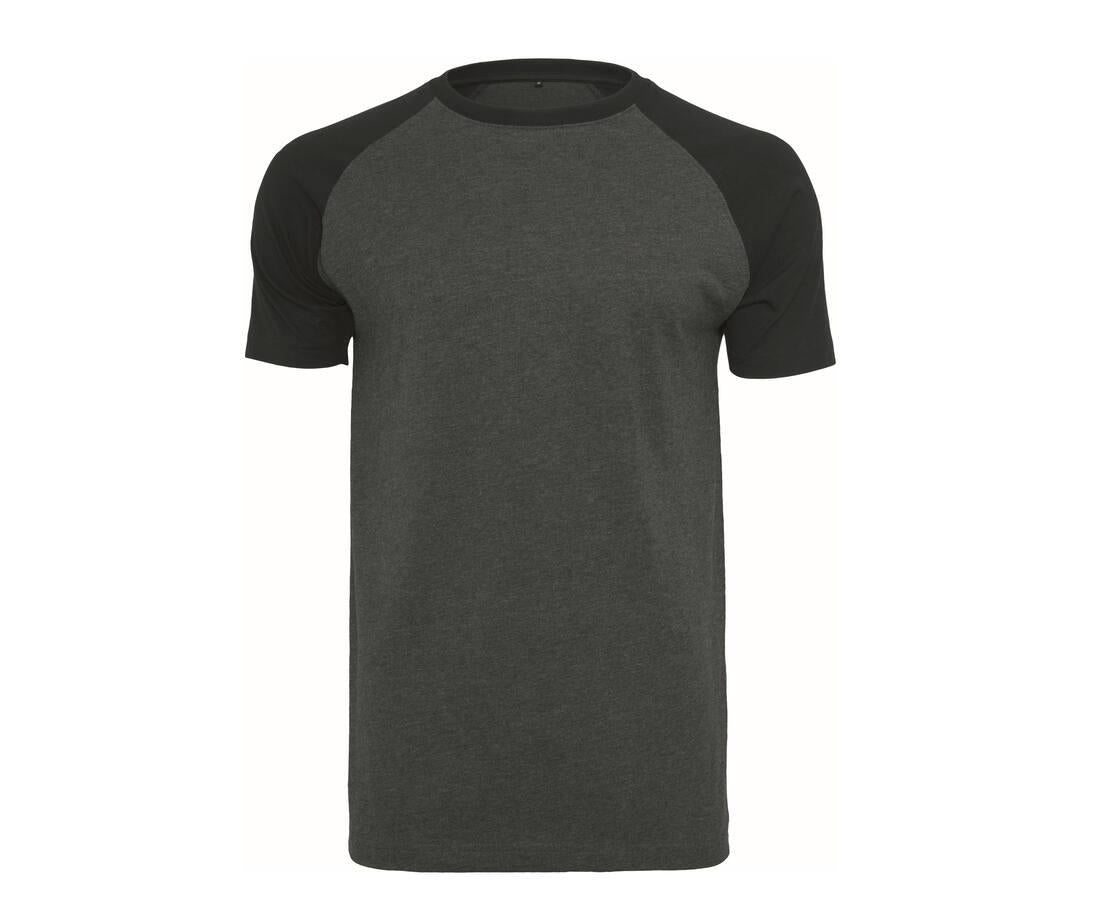 Build Your Brand Raglan Contrast T-shirt