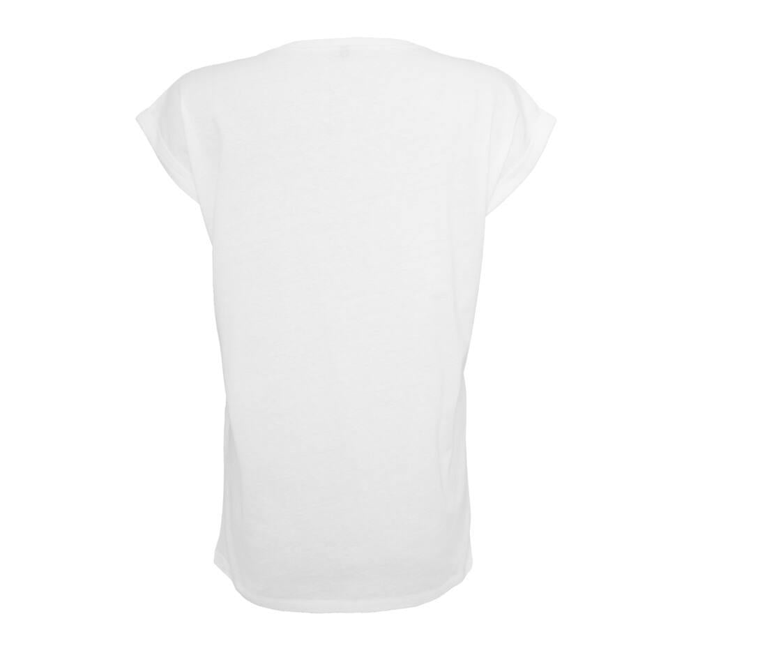 Build Your Brand Ladies Extended Shoulder T-shirt