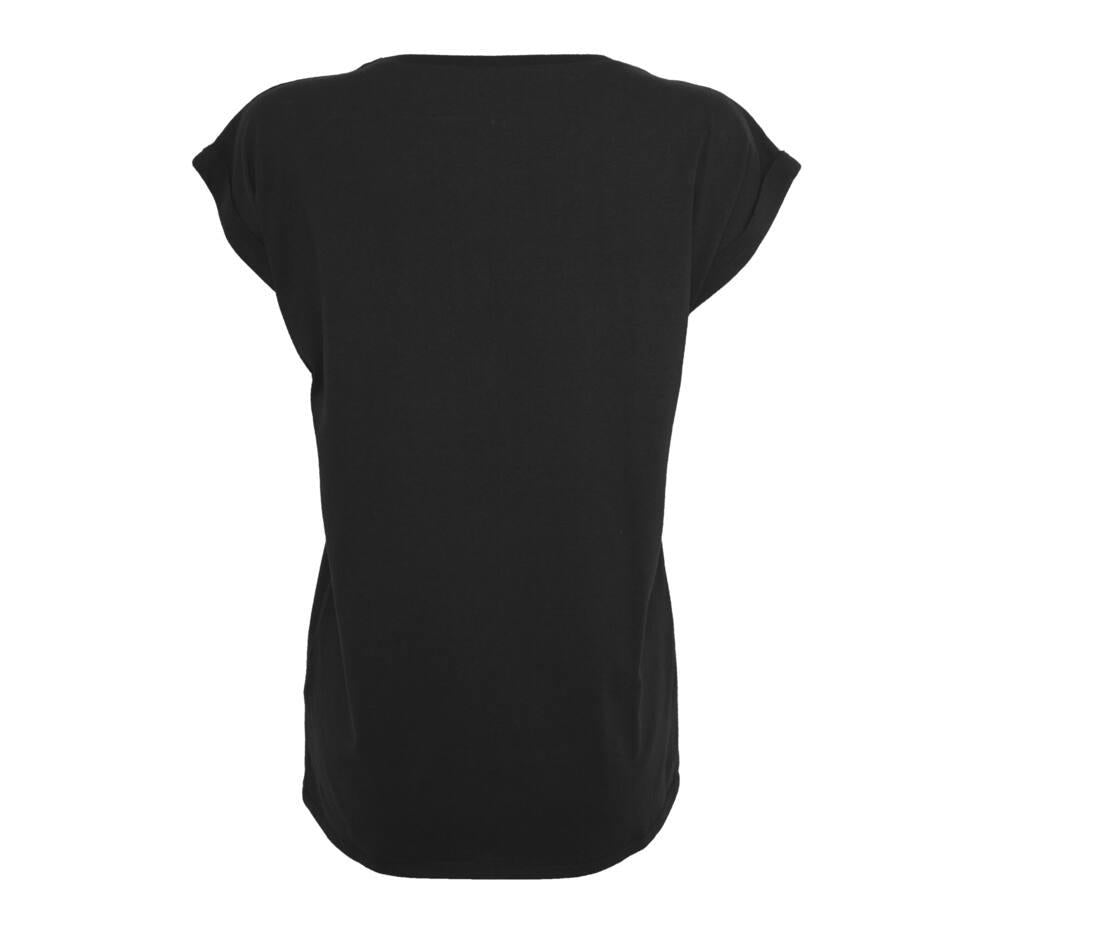 Build Your Brand Ladies Extended Shoulder T-shirt
