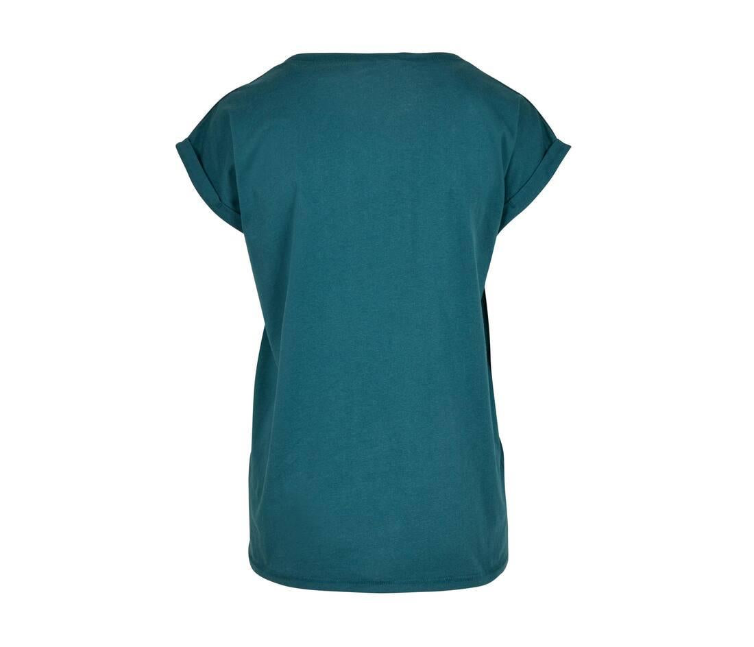 Build Your Brand Ladies Extended Shoulder T-shirt