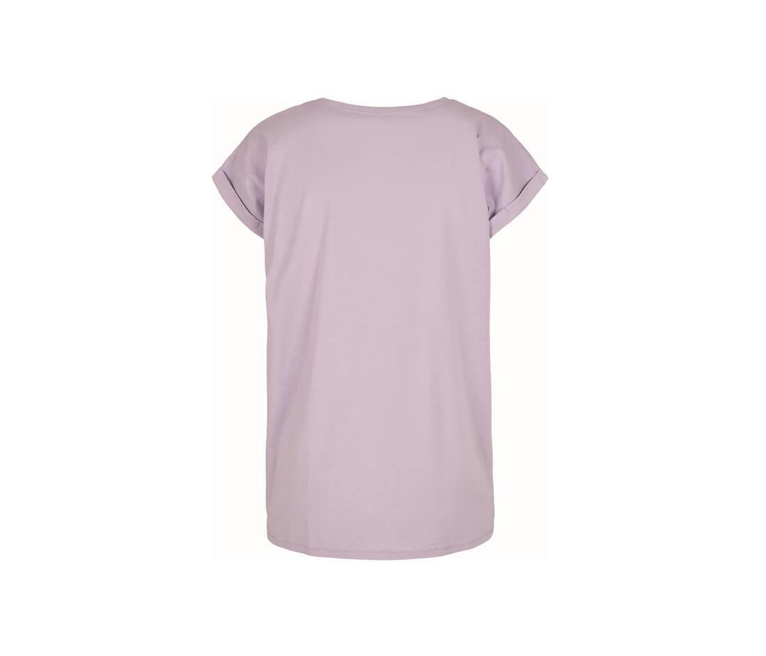 Build Your Brand Ladies Extended Shoulder T-shirt