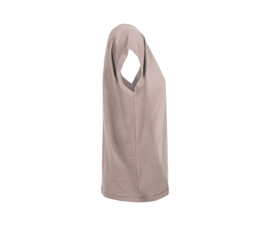 Build Your Brand Ladies Extended Shoulder T-shirt