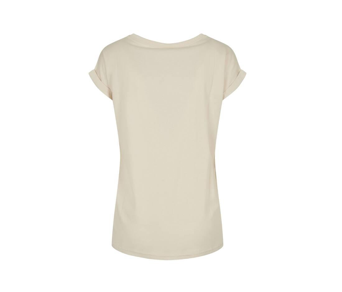 Build Your Brand Ladies Extended Shoulder T-shirt