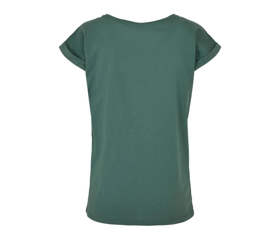 Build Your Brand Ladies Extended Shoulder T-shirt