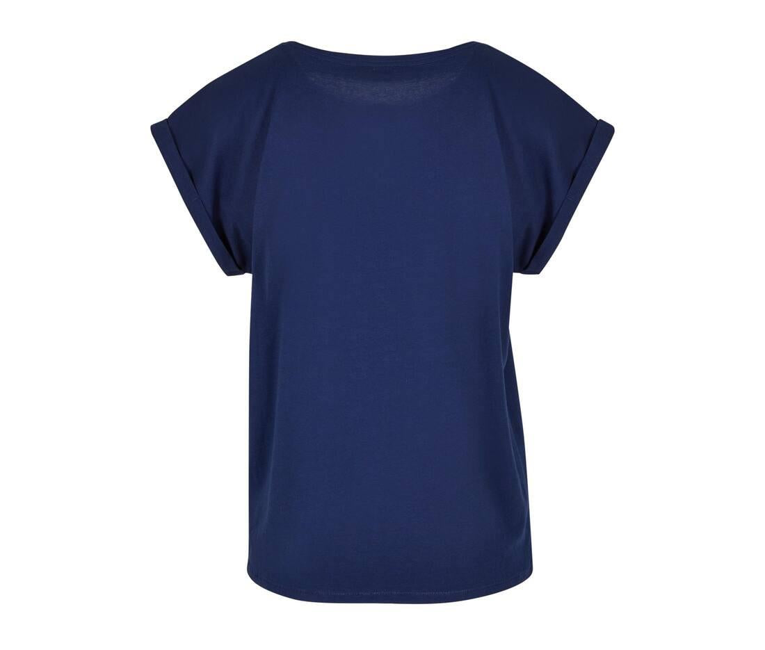 Build Your Brand Ladies Extended Shoulder T-shirt