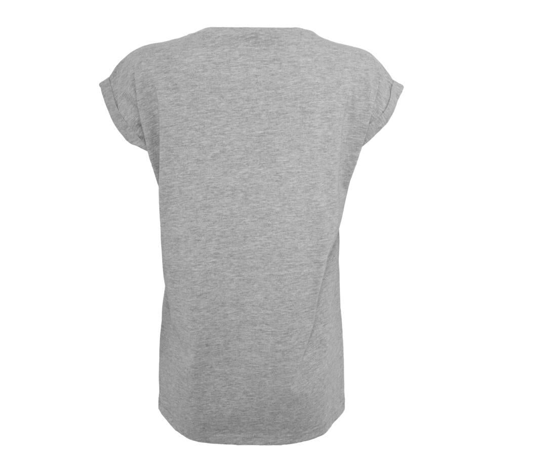 Build Your Brand Ladies Extended Shoulder T-shirt