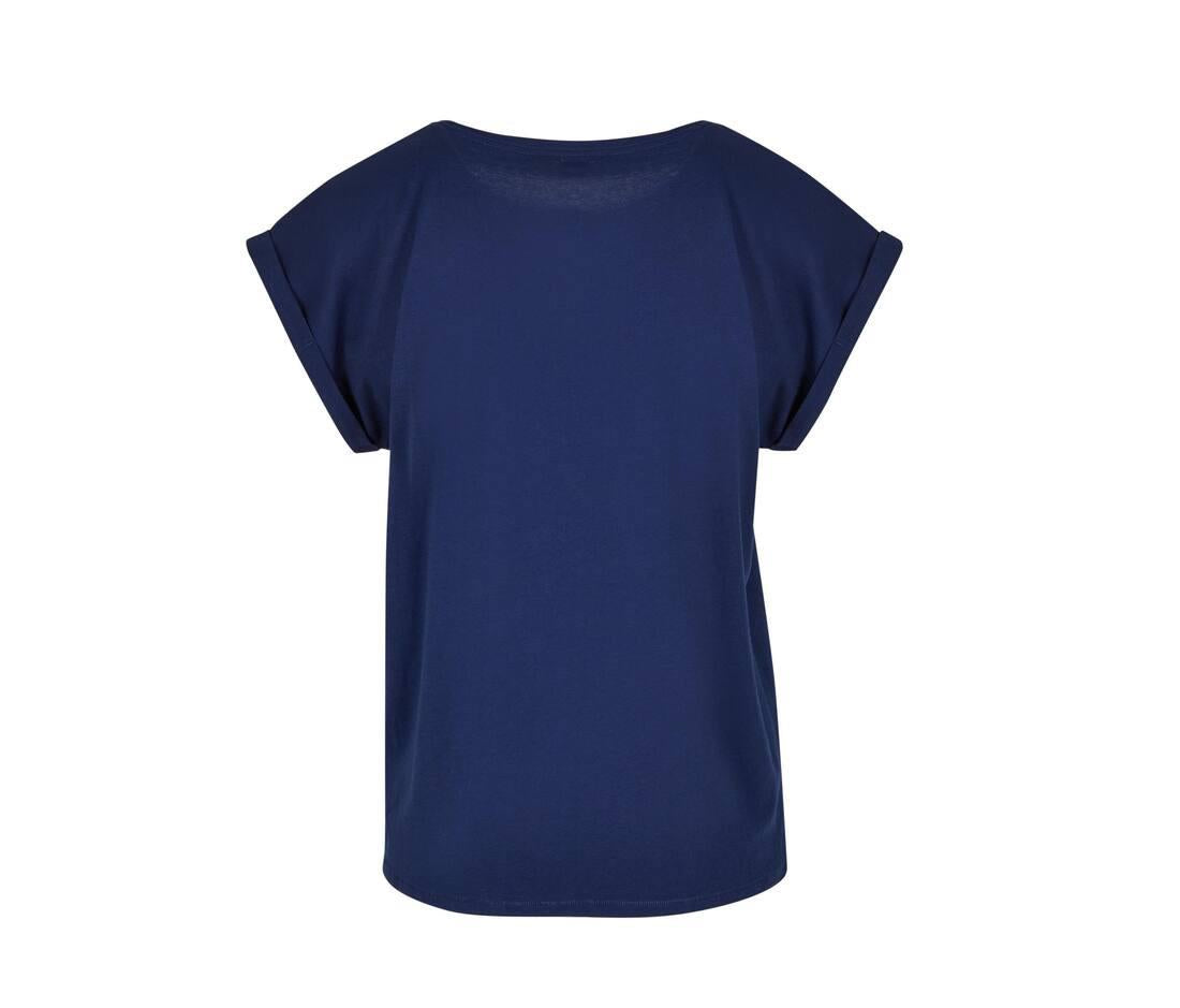 Build Your Brand Ladies Extended Shoulder T-shirt