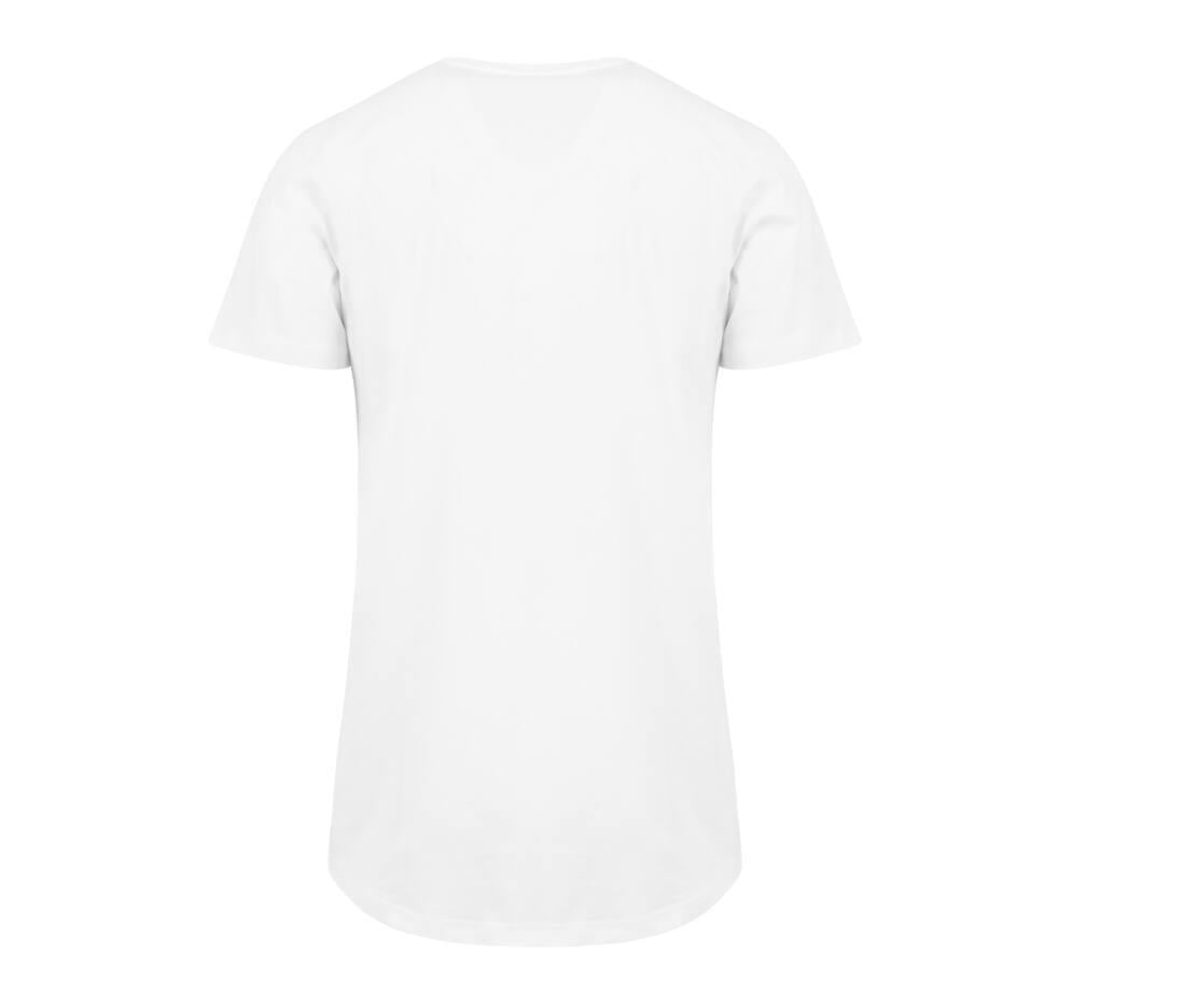 Build Your Brand Shaped Long T-shirt
