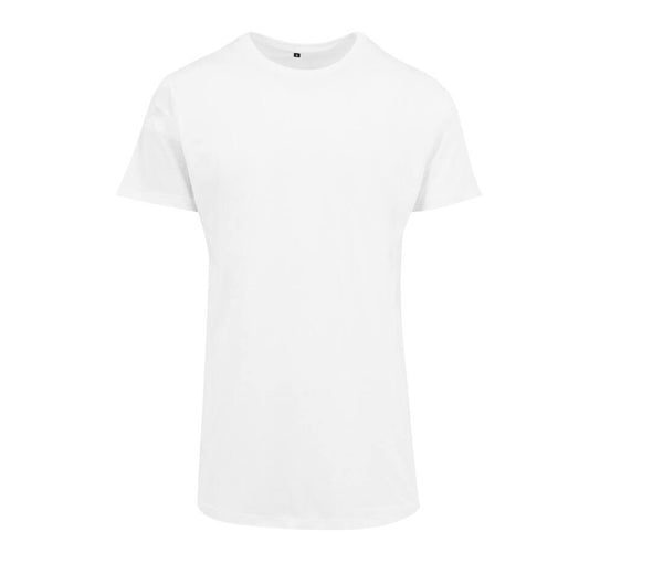 Build Your Brand Shaped Long T-shirt