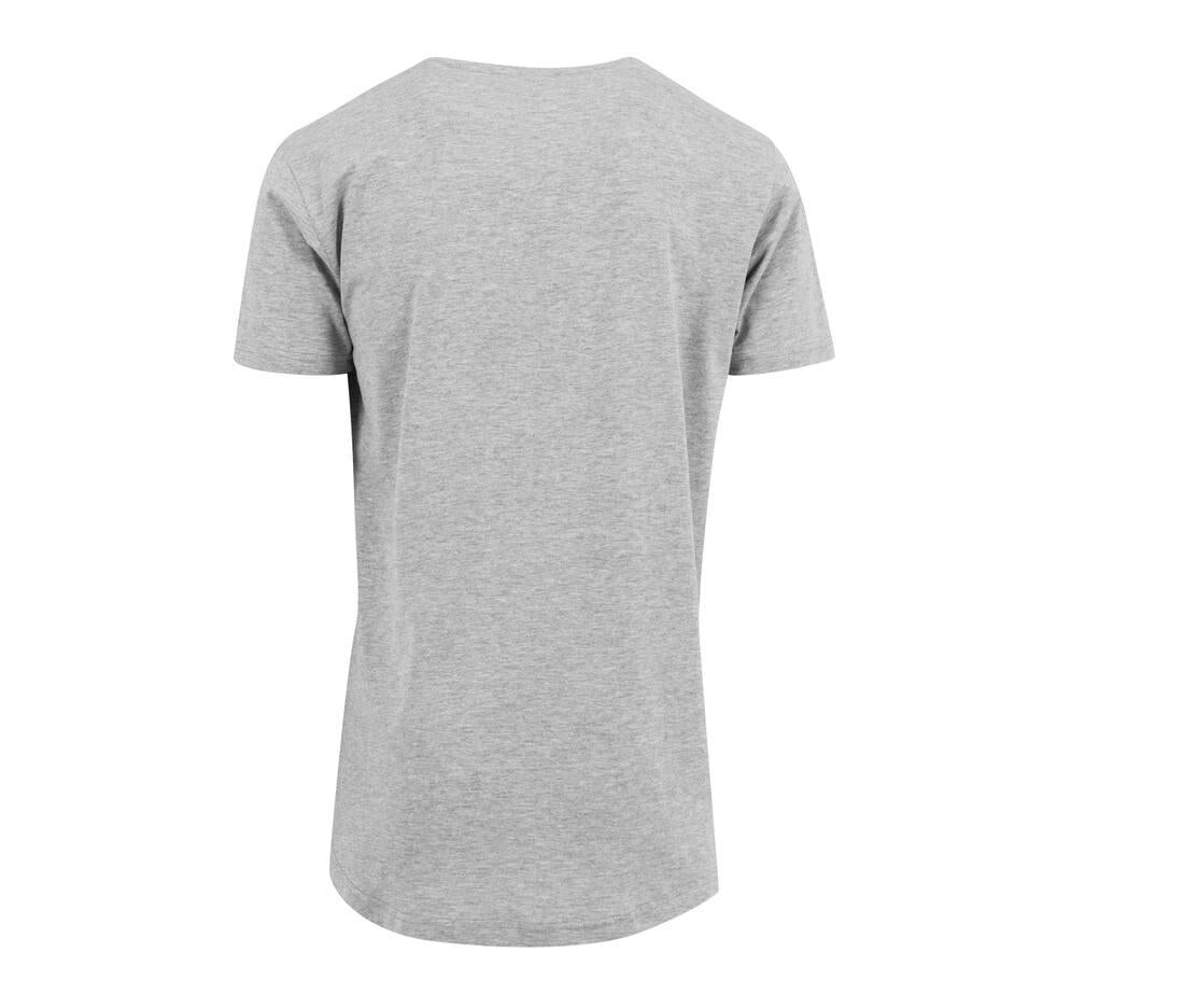 Build Your Brand Shaped Long T-shirt