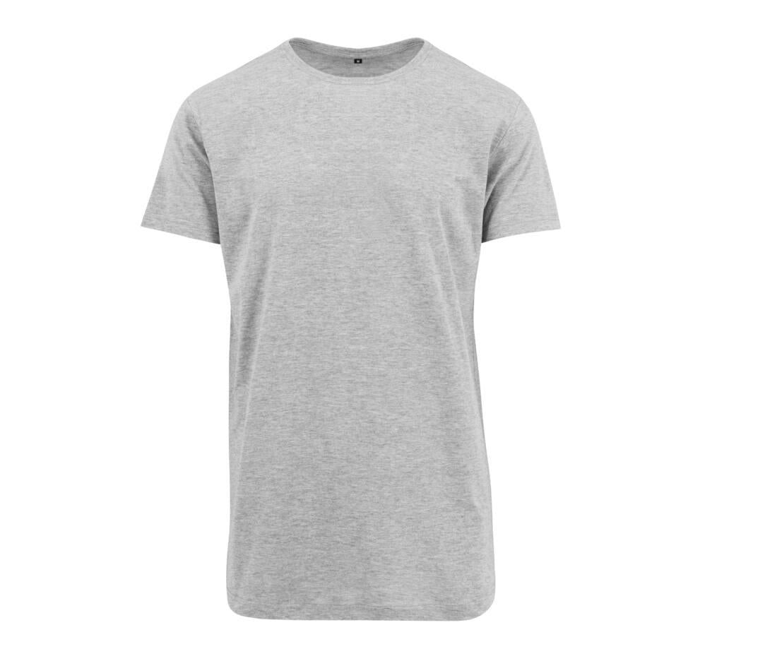 Build Your Brand Shaped Long T-shirt