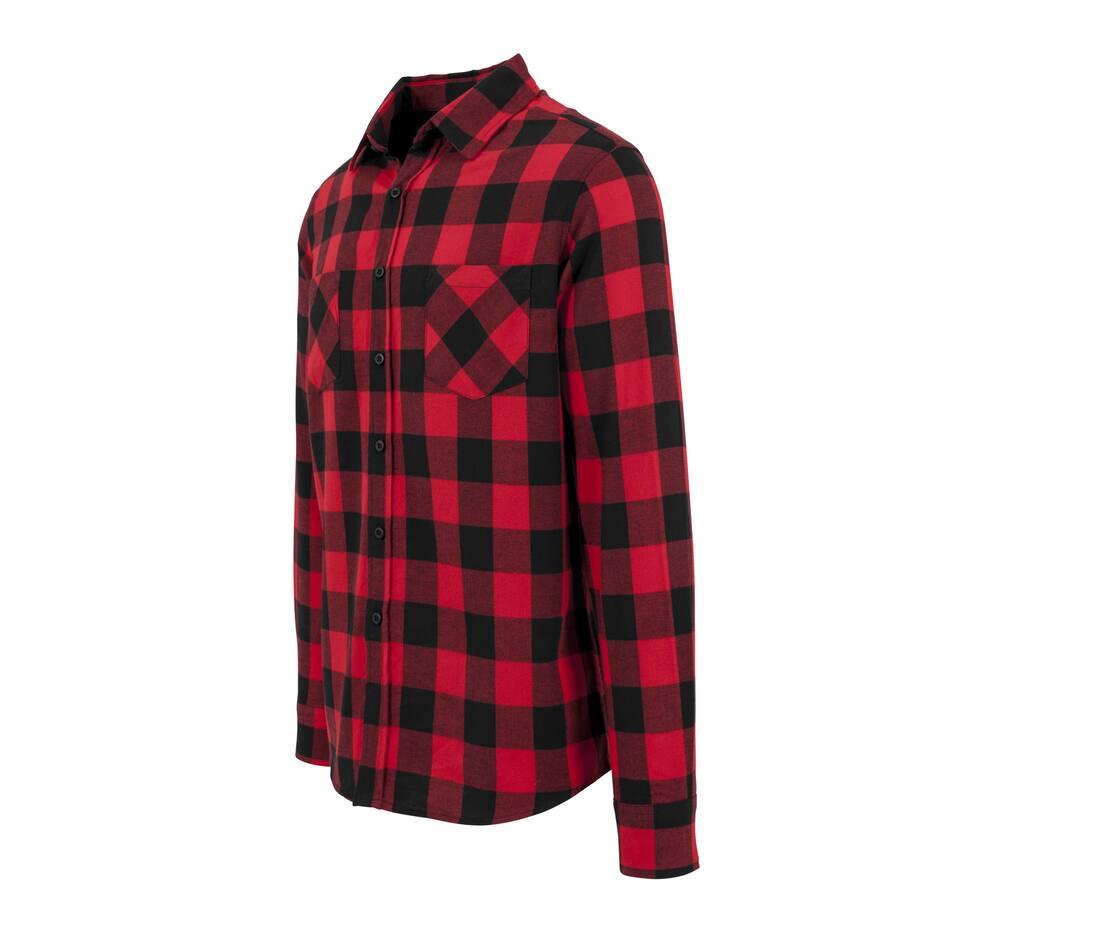 Build Your Brand Checked Flanell Shirt