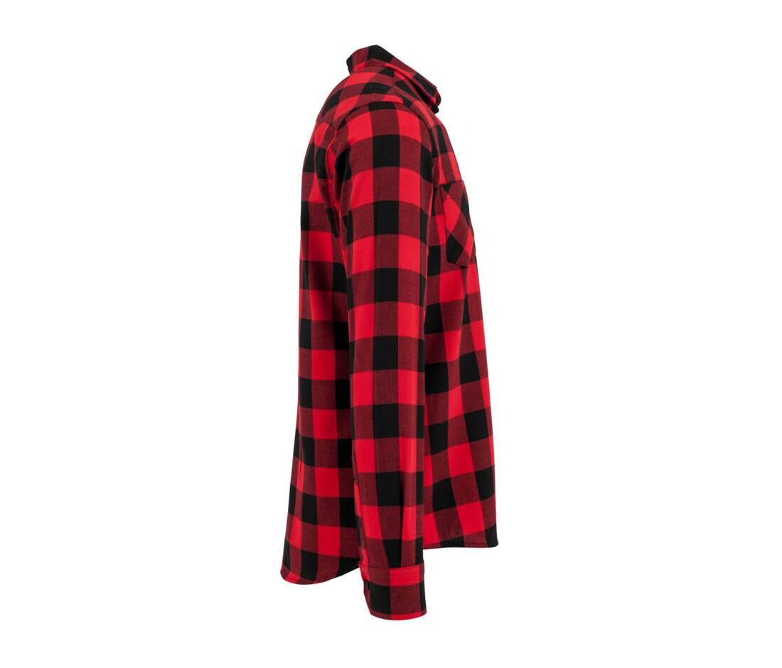 Build Your Brand Checked Flanell Shirt