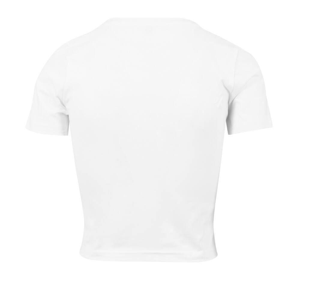 Build Your Brand Ladies Cropped T-shirt