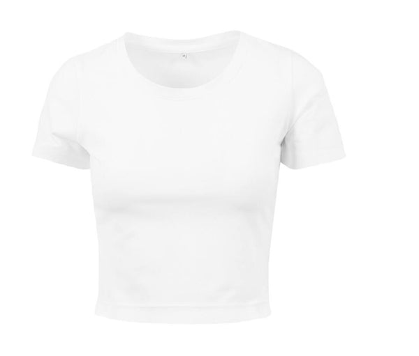 Build Your Brand Ladies Cropped T-shirt