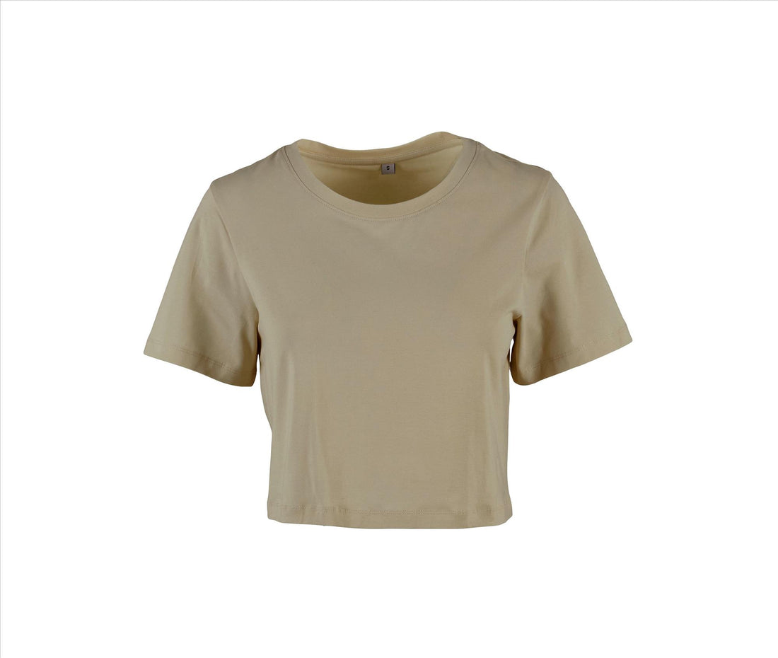 Build Your Brand Ladies Cropped T-shirt