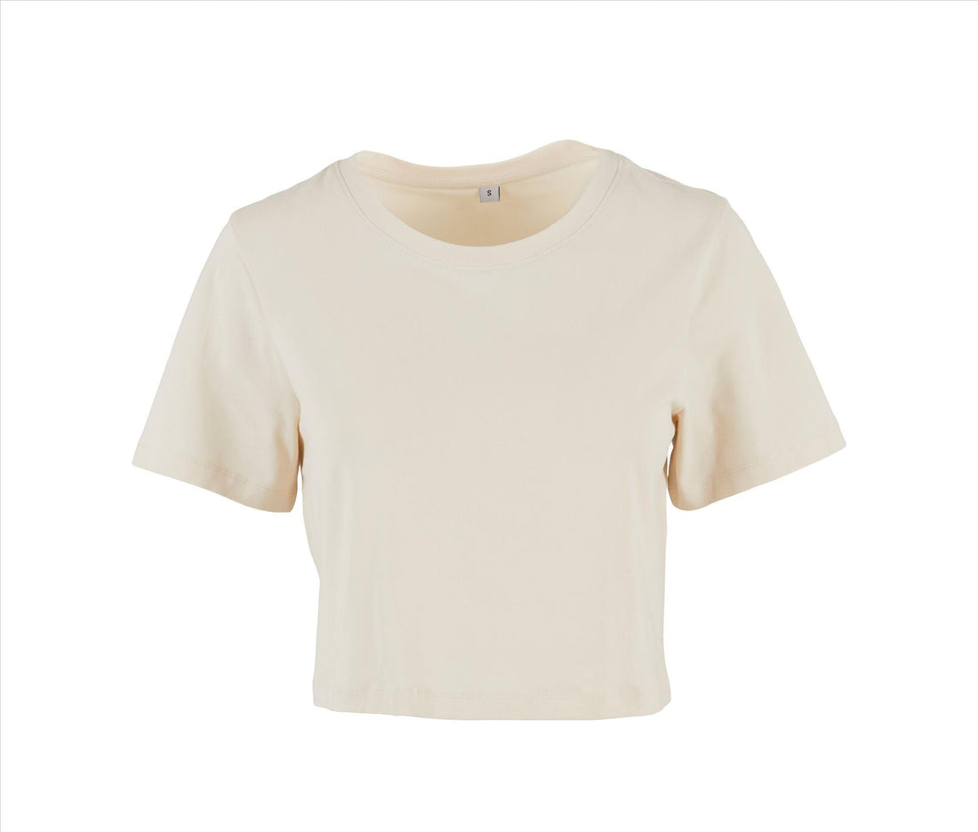 Build Your Brand Ladies Cropped T-shirt